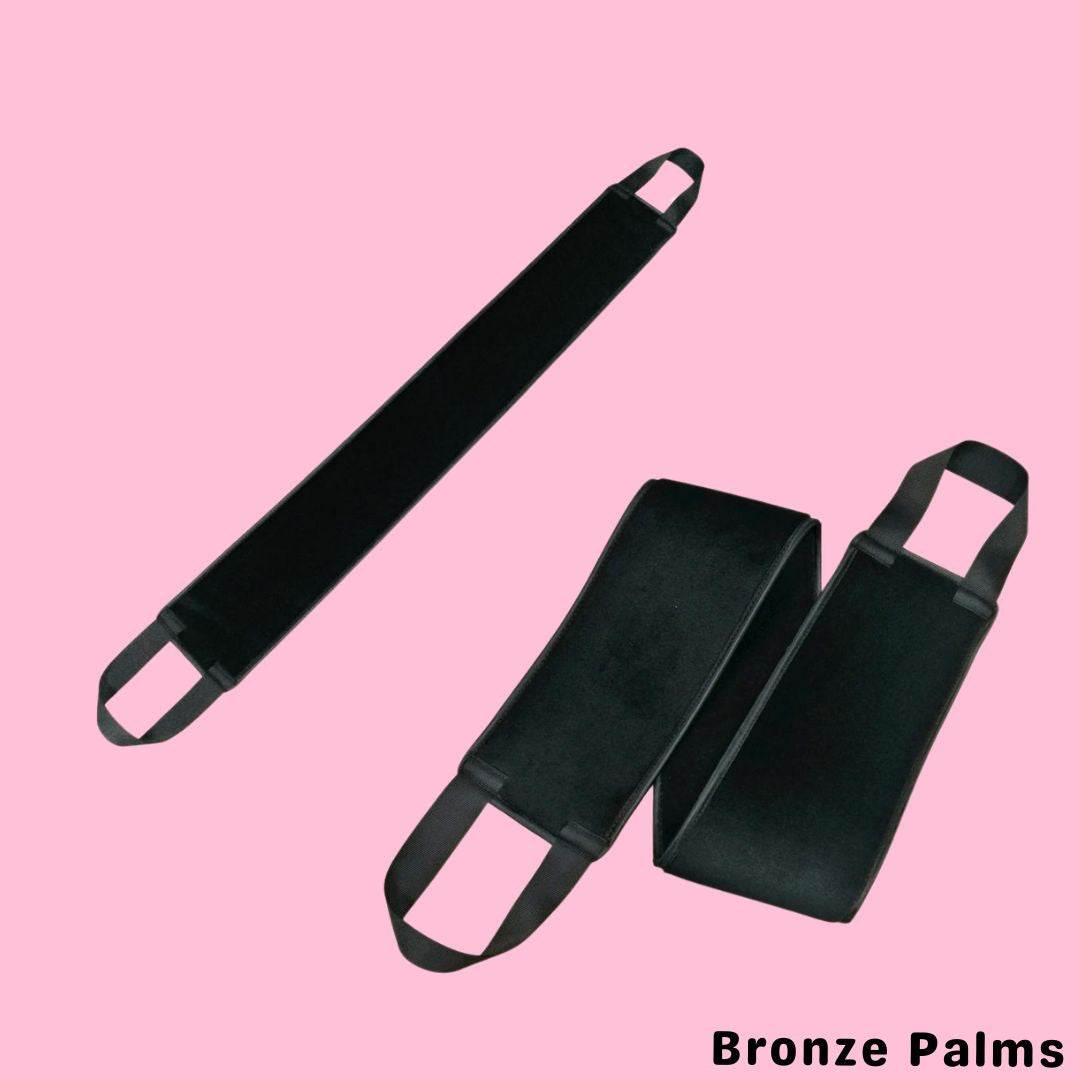 Self Tan Applicator Mitt Strap to Reach Your Back