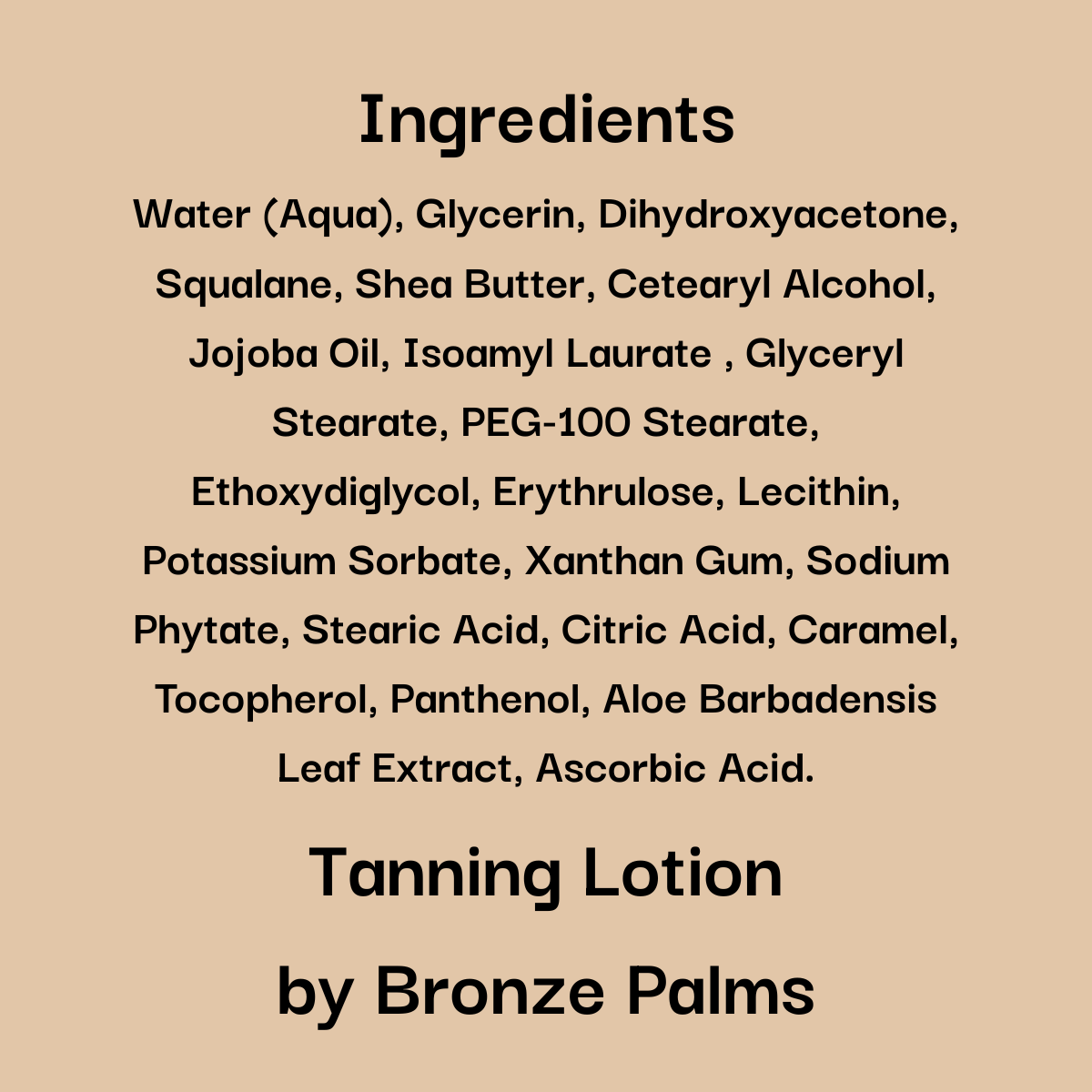 Tan Extender Lotion